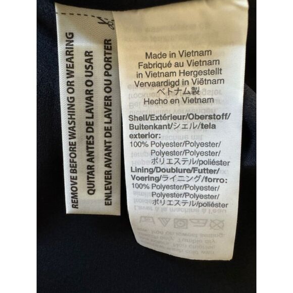 NWOT J. Crew Button Front Dress in Geometric print, size 4. - Picture 8 of 8